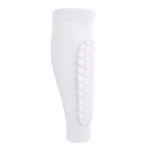 Honeycomb Shank Protection Foot Sock for Men (White)